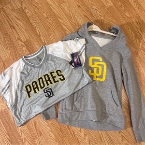 San Diego Padres bundle! Sweatshirt / shirt combo